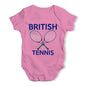 Funny Infant Baby Bodysuit British Tennis Baby Unisex Baby Grow Bodysuit 0-3 Months Pink