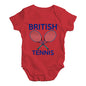 Funny Infant Baby Bodysuit Onesies British Tennis Baby Unisex Baby Grow Bodysuit 3-6 Months Red