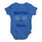 Baby Grow Baby Romper British Tennis Baby Unisex Baby Grow Bodysuit 6-12 Months Royal Blue