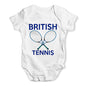 Funny Infant Baby Bodysuit British Tennis Baby Unisex Baby Grow Bodysuit 3-6 Months White