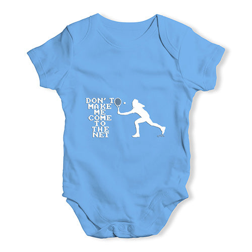 Baby Onesies Make Me Come To The Net Baby Unisex Baby Grow Bodysuit 6-12 Months Blue