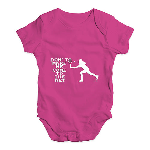 Funny Baby Clothes Make Me Come To The Net Baby Unisex Baby Grow Bodysuit 12-18 Months Cerise PInk