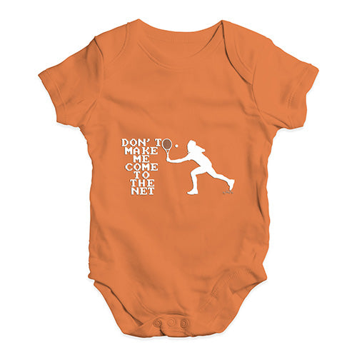 Baby Onesies Make Me Come To The Net Baby Unisex Baby Grow Bodysuit 18-24 Months Orange