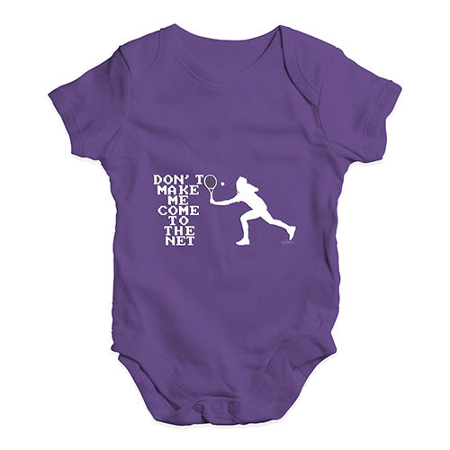 Funny Infant Baby Bodysuit Onesies Make Me Come To The Net Baby Unisex Baby Grow Bodysuit 18-24 Months Plum