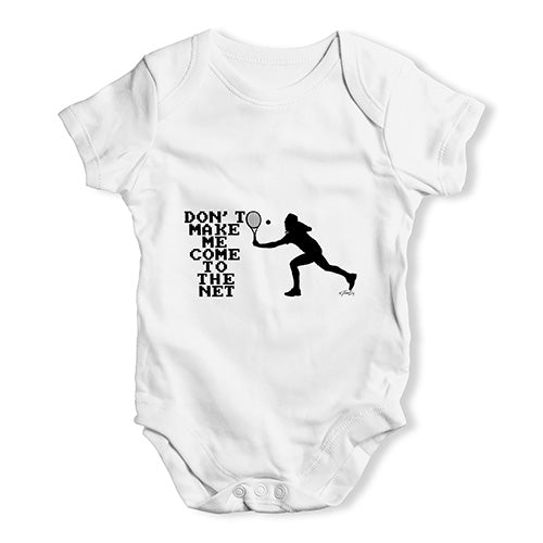 Funny Baby Bodysuits Make Me Come To The Net Baby Unisex Baby Grow Bodysuit 12-18 Months White