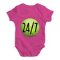 Baby Boy Clothes Tennis 24 Seven Baby Unisex Baby Grow Bodysuit 12-18 Months Cerise PInk