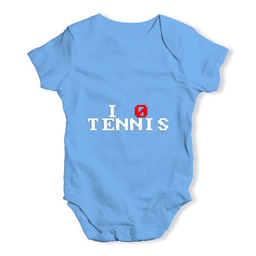 Baby Boy Clothes I 0 Love Tennis Baby Unisex Baby Grow Bodysuit Newborn Blue