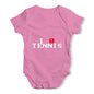 Baby Onesies I 0 Love Tennis Baby Unisex Baby Grow Bodysuit 0-3 Months Pink