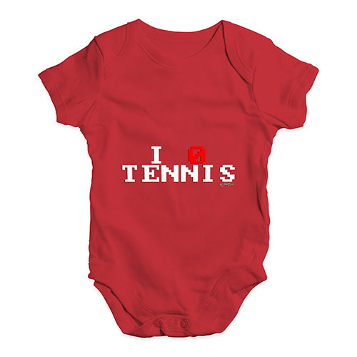 Baby Girl Clothes I 0 Love Tennis Baby Unisex Baby Grow Bodysuit 6-12 Months Red