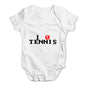 Baby Girl Clothes I 0 Love Tennis Baby Unisex Baby Grow Bodysuit 6-12 Months White