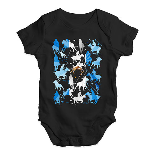 Cute Infant Bodysuit Argentina Polo Collage Baby Unisex Baby Grow Bodysuit 18-24 Months Black