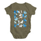 Cute Infant Bodysuit Argentina Polo Collage Baby Unisex Baby Grow Bodysuit 0-3 Months Khaki