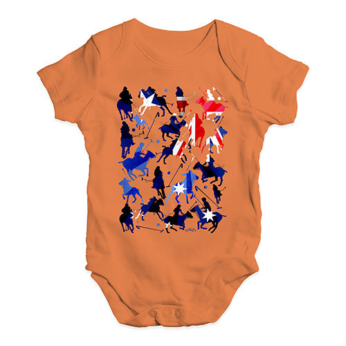 Funny Infant Baby Bodysuit Onesies Australia Polo Collage Baby Unisex Baby Grow Bodysuit 0-3 Months Orange