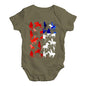 Funny Infant Baby Bodysuit Onesies Chile Polo Collage Baby Unisex Baby Grow Bodysuit 3-6 Months Khaki