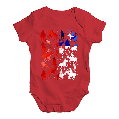 Baby Boy Clothes Chile Polo Collage Baby Unisex Baby Grow Bodysuit 18-24 Months Red