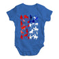 Baby Grow Baby Romper Chile Polo Collage Baby Unisex Baby Grow Bodysuit 12-18 Months Royal Blue