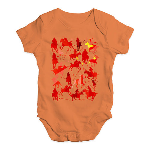 Funny Baby Onesies China Polo Collage Baby Unisex Baby Grow Bodysuit 3-6 Months Orange