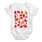 Baby Onesies China Polo Collage Baby Unisex Baby Grow Bodysuit Newborn White