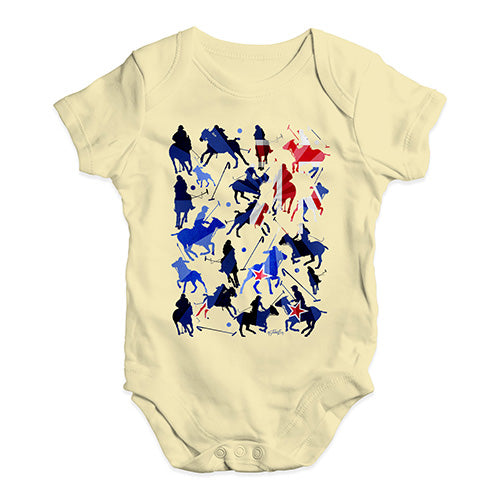 Babygrow Baby Romper New Zealand Polo Collage Baby Unisex Baby Grow Bodysuit 0-3 Months Lemon