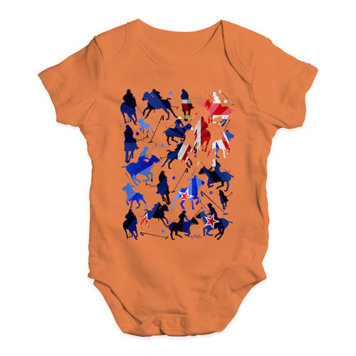 Baby Girl Clothes New Zealand Polo Collage Baby Unisex Baby Grow Bodysuit 12-18 Months Orange