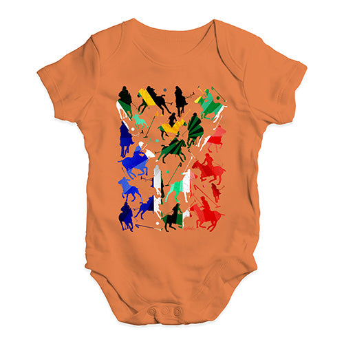 Baby Onesies South Africa Polo Collage Baby Unisex Baby Grow Bodysuit Newborn Orange