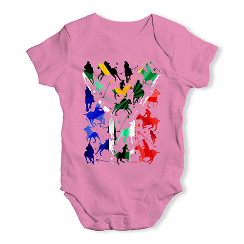 Babygrow Baby Romper South Africa Polo Collage Baby Unisex Baby Grow Bodysuit 18-24 Months Pink