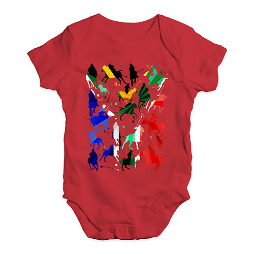 Funny Baby Bodysuits South Africa Polo Collage Baby Unisex Baby Grow Bodysuit 18-24 Months Red