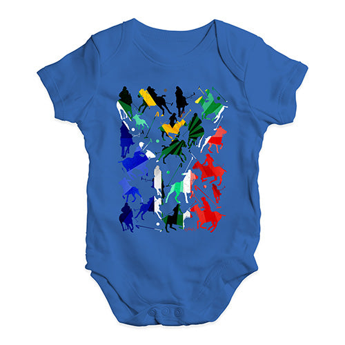 Funny Baby Bodysuits South Africa Polo Collage Baby Unisex Baby Grow Bodysuit 0-3 Months Royal Blue