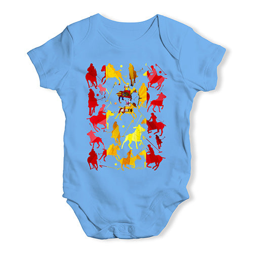 Bodysuit Baby Romper Spain Polo Collage Baby Unisex Baby Grow Bodysuit 18-24 Months Blue