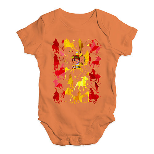 Funny Baby Onesies Spain Polo Collage Baby Unisex Baby Grow Bodysuit 0-3 Months Orange