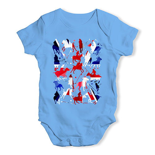 Baby Boy Clothes UK Polo Collage Baby Unisex Baby Grow Bodysuit 0-3 Months Blue
