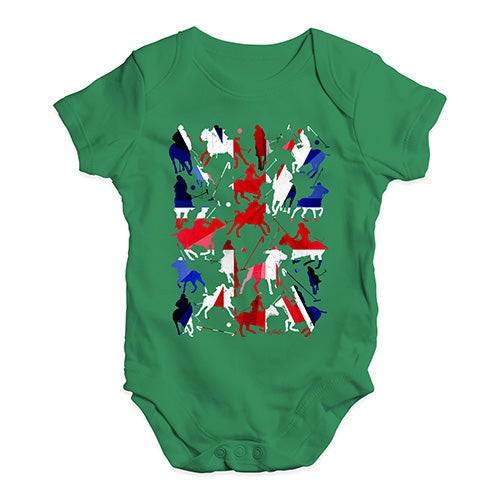 Funny Infant Baby Bodysuit Onesies UK Polo Collage Baby Unisex Baby Grow Bodysuit 18-24 Months Green