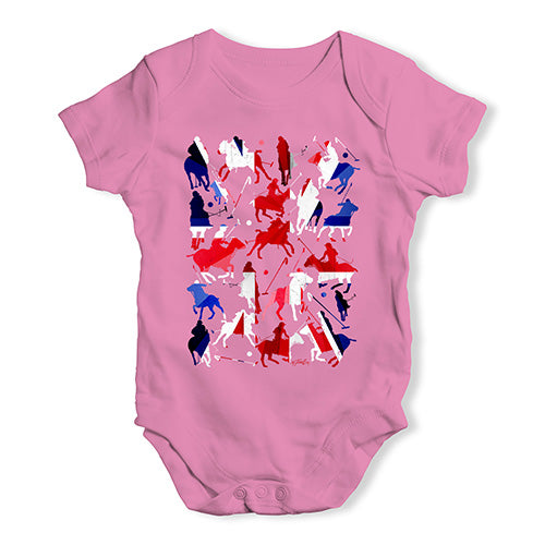 Funny Infant Baby Bodysuit UK Polo Collage Baby Unisex Baby Grow Bodysuit 3-6 Months Pink