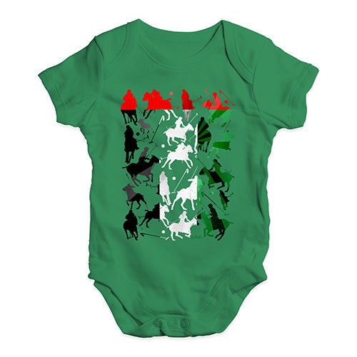 Baby Girl Clothes UAE Polo Collage Baby Unisex Baby Grow Bodysuit 12-18 Months Green