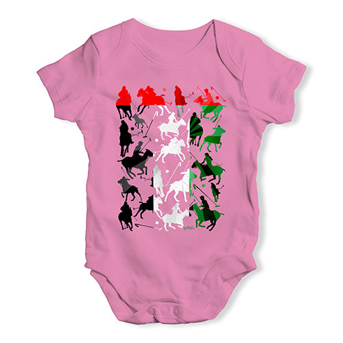 Baby Onesies UAE Polo Collage Baby Unisex Baby Grow Bodysuit 18-24 Months Pink
