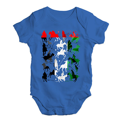 Funny Infant Baby Bodysuit Onesies UAE Polo Collage Baby Unisex Baby Grow Bodysuit 6-12 Months Royal Blue