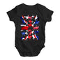 Cute Infant Bodysuit GB Dressage Silhouette Baby Unisex Baby Grow Bodysuit 18-24 Months Black