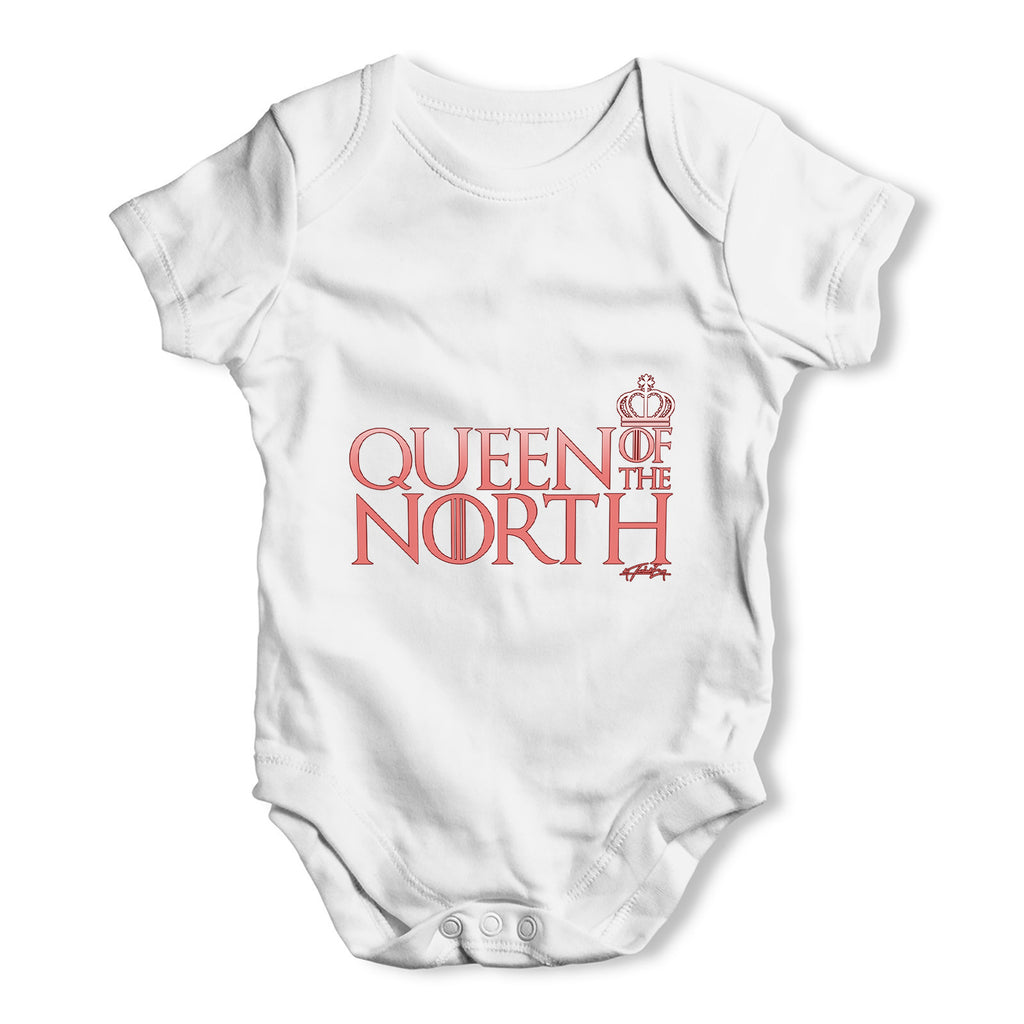 Queen Of The North Crown Baby Grow Bodysuit