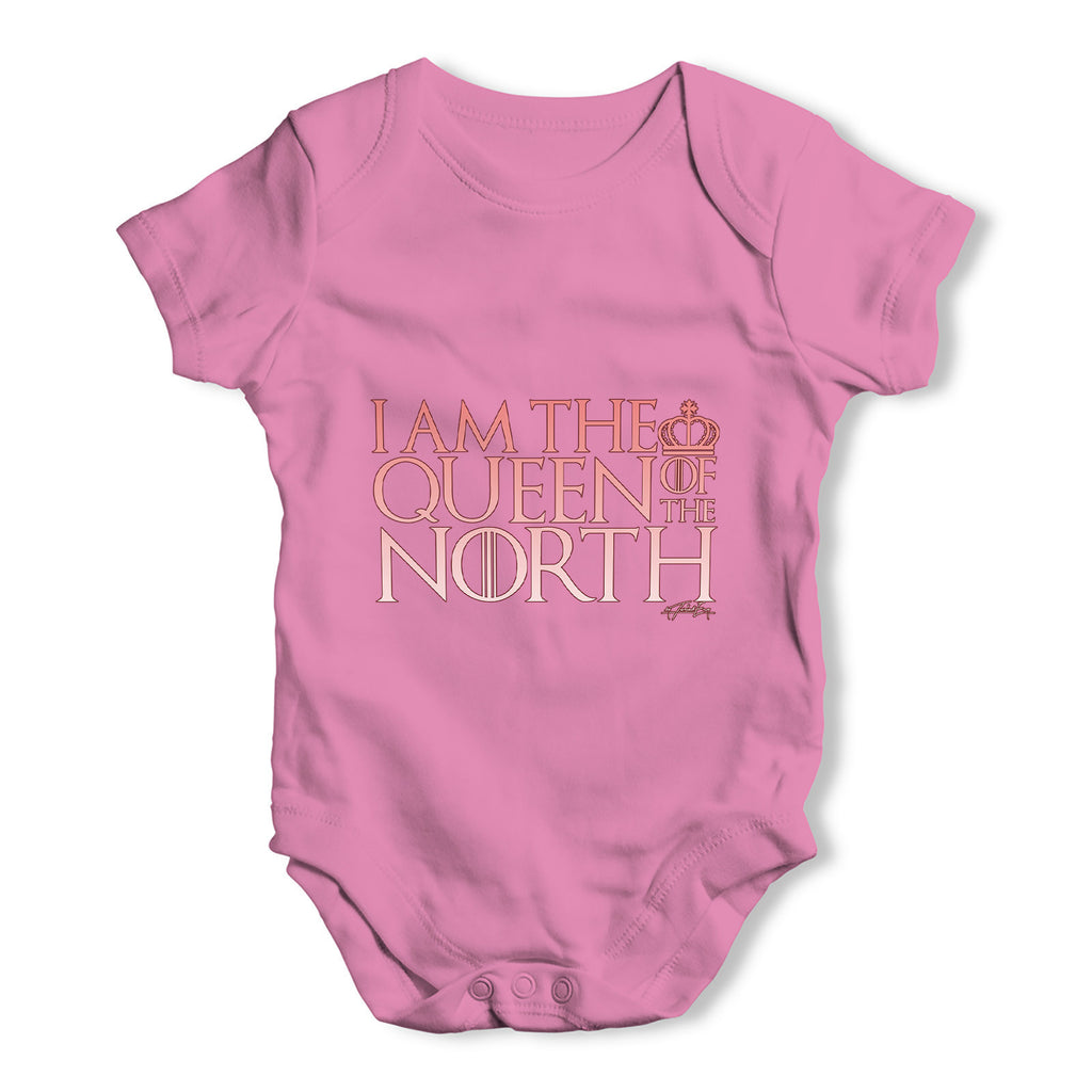 I Am Queen Of The North Baby Grow Bodysuit