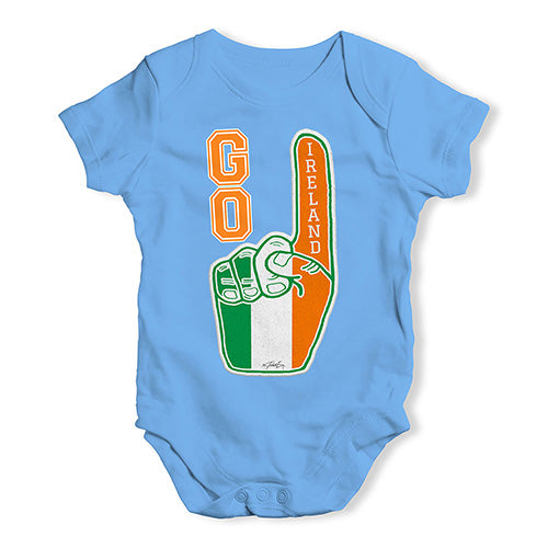 Bodysuit Baby Romper Go Ireland! Foam Finger Baby Unisex Baby Grow Bodysuit 12-18 Months Blue