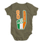 Funny Baby Clothes Go Ireland! Foam Finger Baby Unisex Baby Grow Bodysuit 6-12 Months Khaki