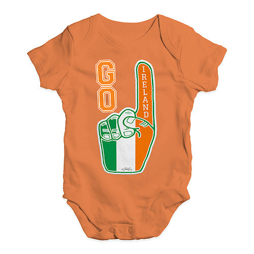 Funny Baby Clothes Go Ireland! Foam Finger Baby Unisex Baby Grow Bodysuit 12-18 Months Orange