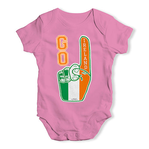Baby Grow Baby Romper Go Ireland! Foam Finger Baby Unisex Baby Grow Bodysuit 12-18 Months Pink