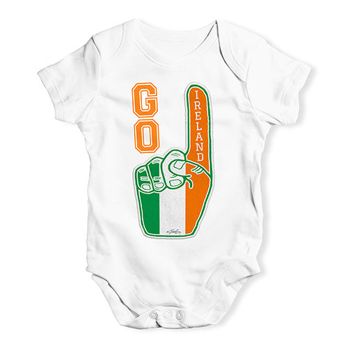 Bodysuit Baby Romper Go Ireland! Foam Finger Baby Unisex Baby Grow Bodysuit 6-12 Months White