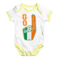 Funny Baby Clothes Go Ireland! Foam Finger Baby Unisex Baby Grow Bodysuit 18-24 Months White Yellow Trim