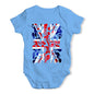 Cute Infant Bodysuit GB Cycling Silhouette Baby Unisex Baby Grow Bodysuit Newborn Blue