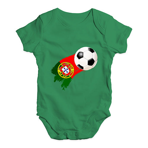 Babygrow Baby Romper Portugal Football Soccer Baby Unisex Baby Grow Bodysuit 12-18 Months Green