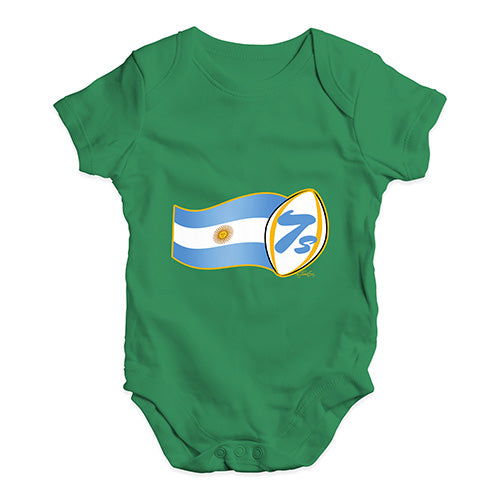 Baby Onesies Rugby 7S Argentina Baby Unisex Baby Grow Bodysuit 18-24 Months Green