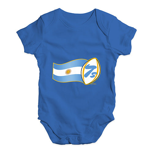 Funny Baby Onesies Rugby 7S Argentina Baby Unisex Baby Grow Bodysuit 3-6 Months Royal Blue