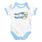 Cute Infant Bodysuit Rugby 7S Argentina Baby Unisex Baby Grow Bodysuit 12-18 Months White Blue Trim